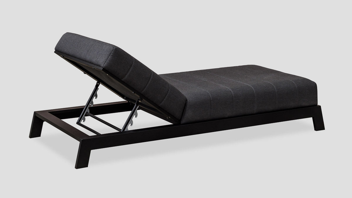 PIHA LOUNGER - BLACK