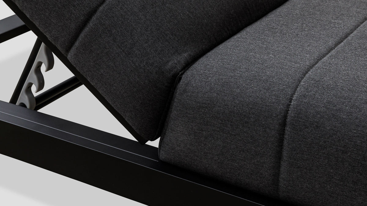PIHA LOUNGER - BLACK