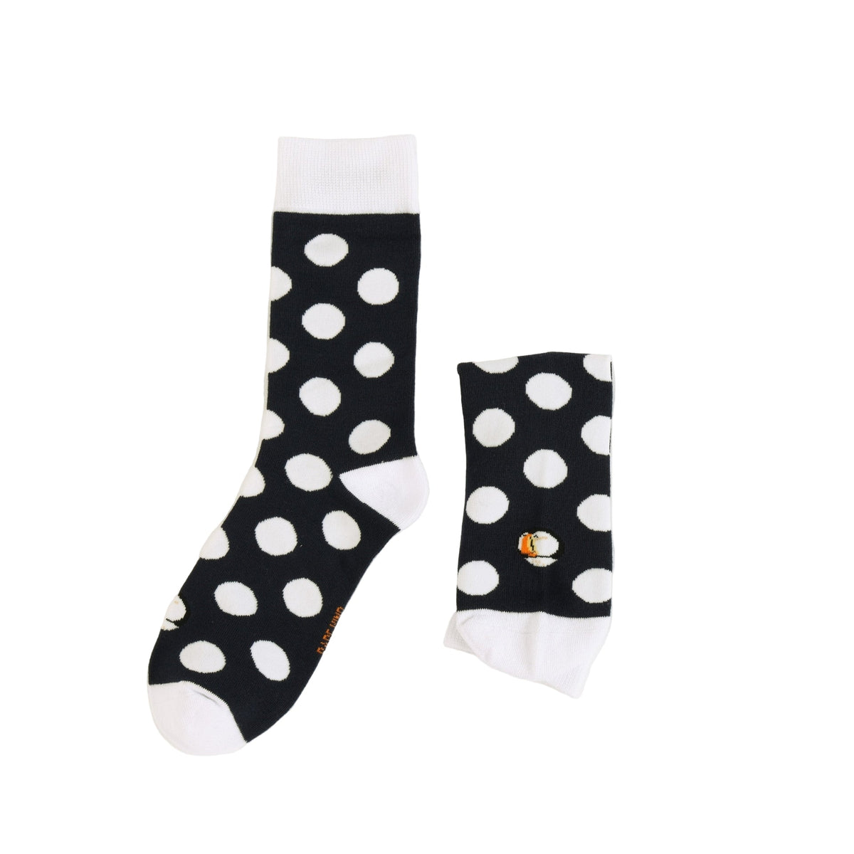Save the Polka Dot Puffin Bamboo Socks