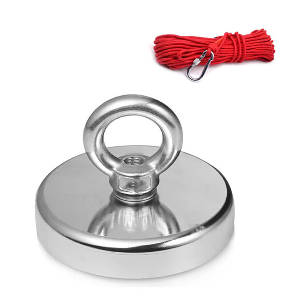 340kg Salvage Recovery Magnet with 20M Rope