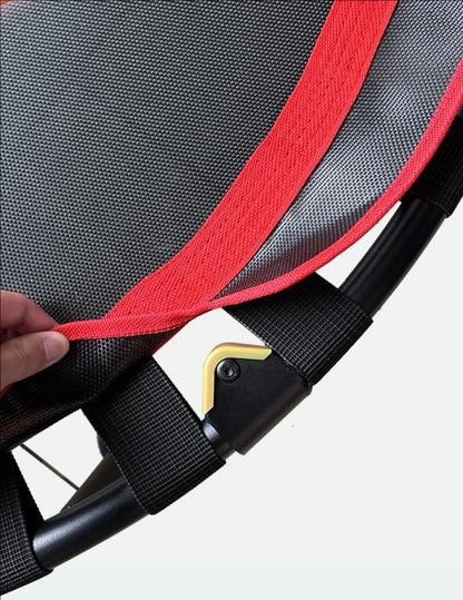 48'' Foldable Trampoline Rebounder with Adjustable Handle