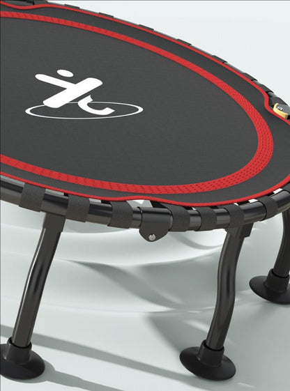 48'' Foldable Trampoline Rebounder with Adjustable Handle