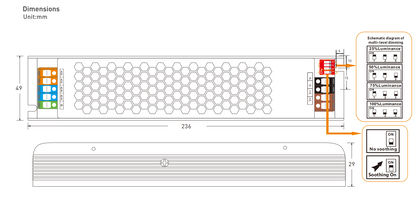 240V to DC 24V 300W LED Driver Power Supply Transformer Adapter For LED Strip - salelink.co.nz