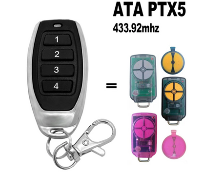 ATA PTX5 TrioCode GDO Garage Door Remote Replacement PTX-5v1 GDO 11v1/6v3/6v4 - salelink.co.nz