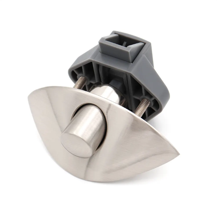 Handle Caravan RV Cupboard/Drawer Zinc Alloy Push Lock Latch Knob - salelink.co.nz