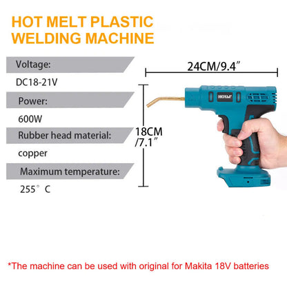 Cordless Welder Garage Tool Hot Stapler Bumper Fit Makita 18V Battery