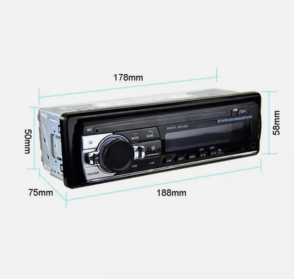 Car Radio Stereo Bluetooth FM Audio Head Unit Player