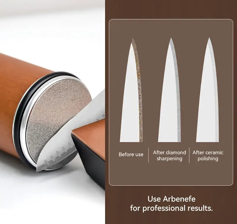 Knife Sharpener Sharpening Stone Rolling