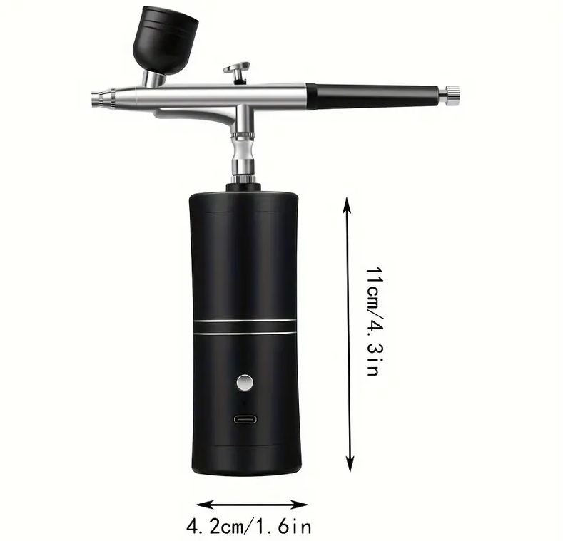 Airbrush Kit with Compressor Wireless Rechargeable