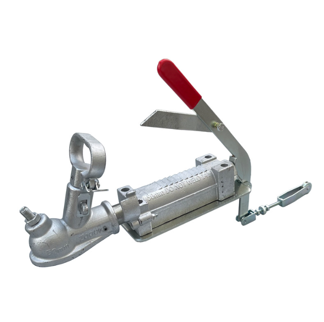 2000KG Rated 50MM Trailer Coupling Hitch Caravan Trailer Parts 4 Hole Mount - salelink.co.nz