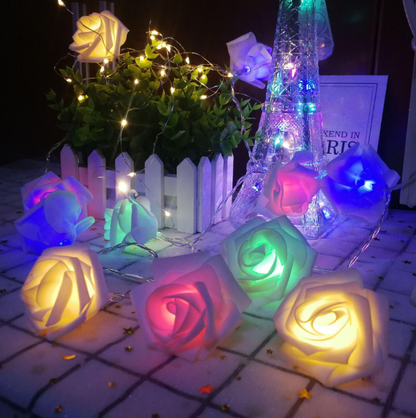 3Meters 30LED Rose Flower String Lights - salelink.co.nz