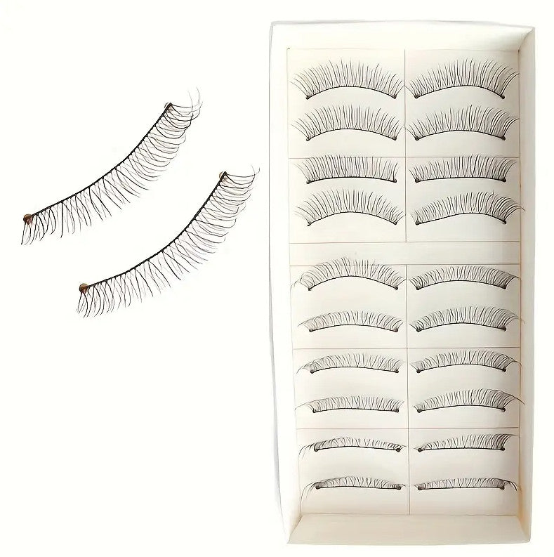 10 Pairs False Fake Eyelashes - salelink.co.nz