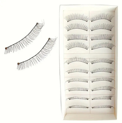 10 Pairs False Fake Eyelashes - salelink.co.nz