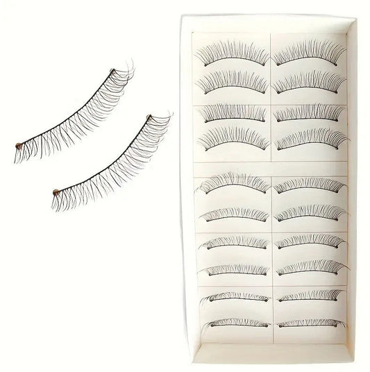 10 Pairs False Fake Eyelashes - salelink.co.nz