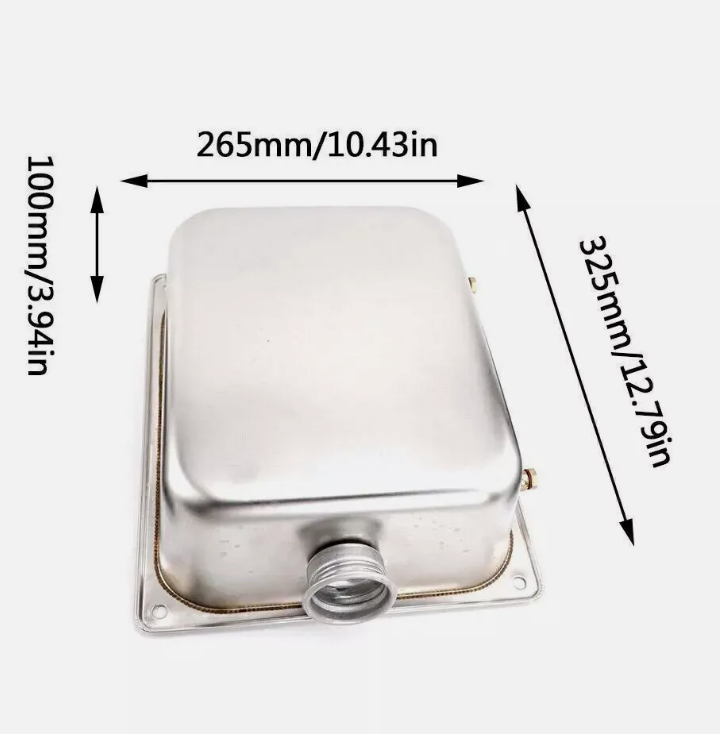 8L Diesel Air Heater Fuel Tank with 2 Keys - salelink.co.nz