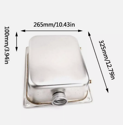 8L Diesel Air Heater Fuel Tank with 2 Keys - salelink.co.nz