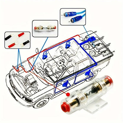 1500w Car Amplifier Wiring Kit - salelink.co.nz