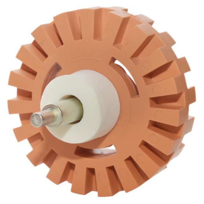 4inch Rubber Eraser Wheel Adhesive Remover Vinyl Decal Graphics Removal Tool - salelink.co.nz