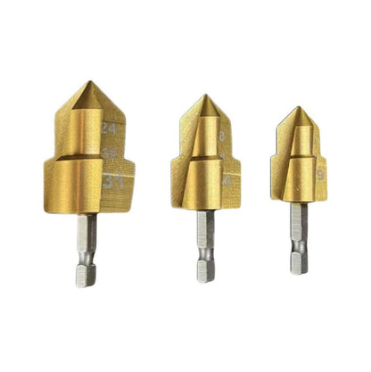 3pcs PPR Water Pipe Repair Drill Bit Set High-Speed Steel Easy Hole Expansion