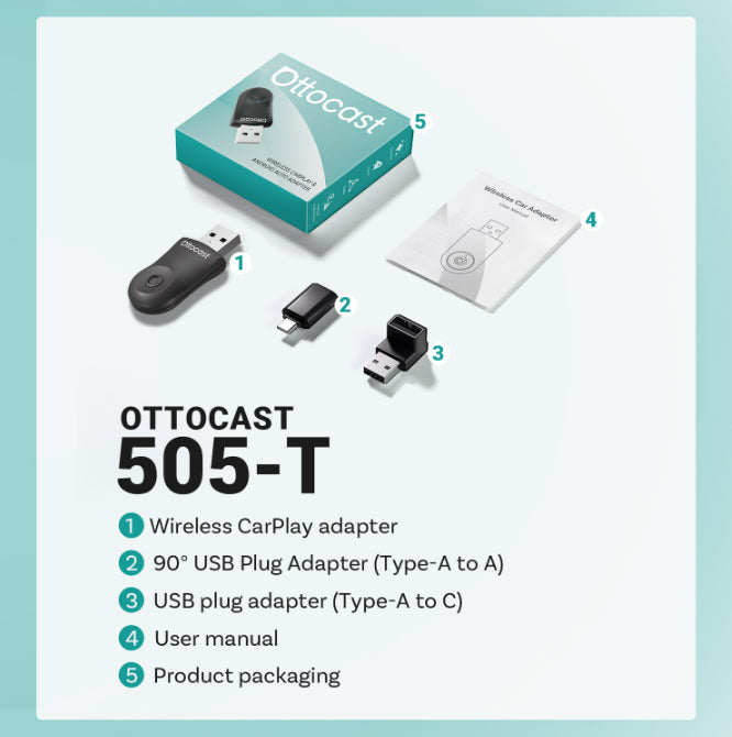 Ottocast Apple CarPlay Android Adapter Auto