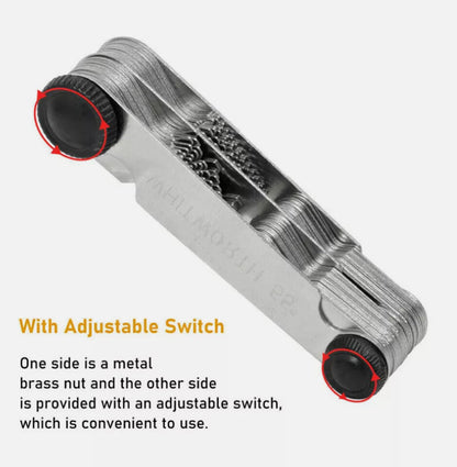 52 Blades Screw Thread Gauge Metric Imperial Tap Pitch Inspection