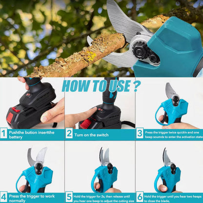 18V Cordless Pruning Shears Brushless Electric fits Makita Battery