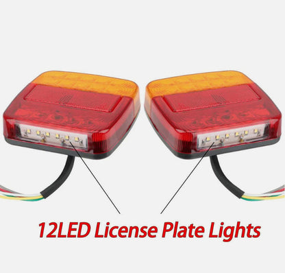 12V LED Tail Lights Trailer Light