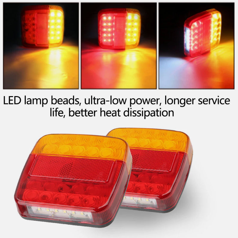 12V LED Tail Lights Trailer Light