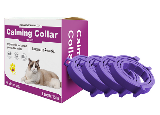 4PCS Calming Pheromone Collars for Cats - salelink.co.nz