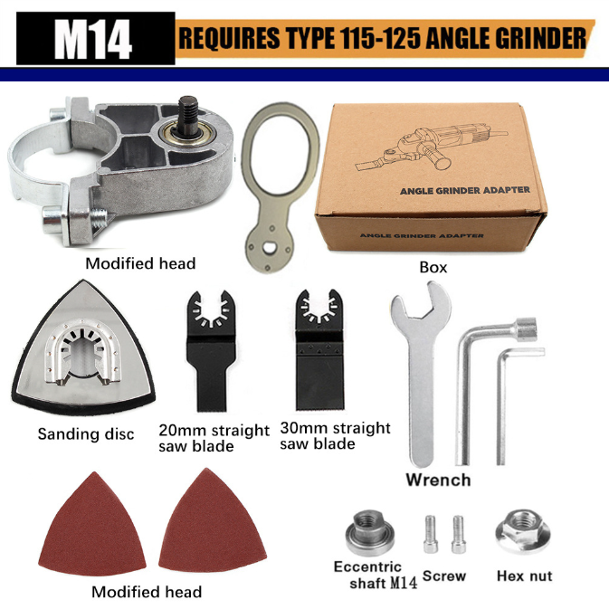 M14 Angle Grinder Converter Oscillating Tool Adapter - salelink.co.nz