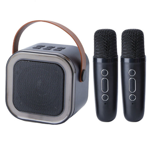 Bluetooth Singing Speaker Karaoke Player with 2 Wireless Microphones
