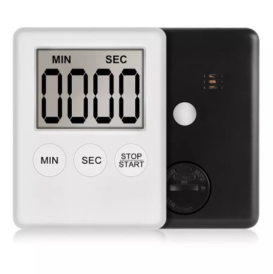 WHITE Magnetic Kitchen Timer - salelink.co.nz