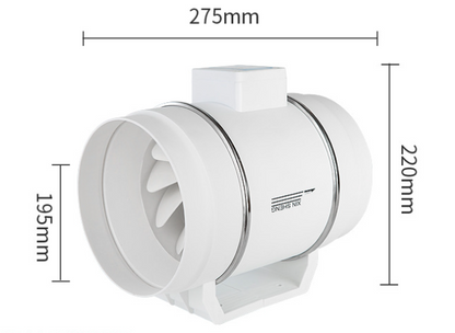 8inch Inline Extractor Fan Exhaust Duct - salelink.co.nz