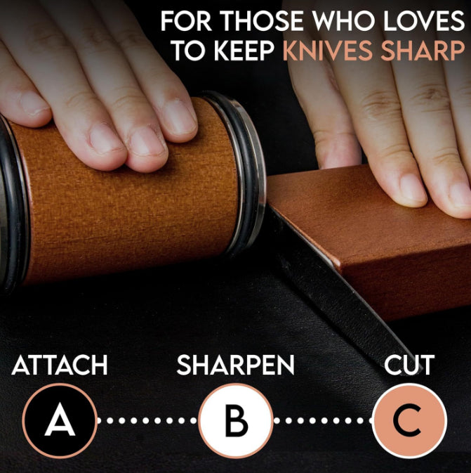 Knife Sharpener Sharpening Stone Rolling