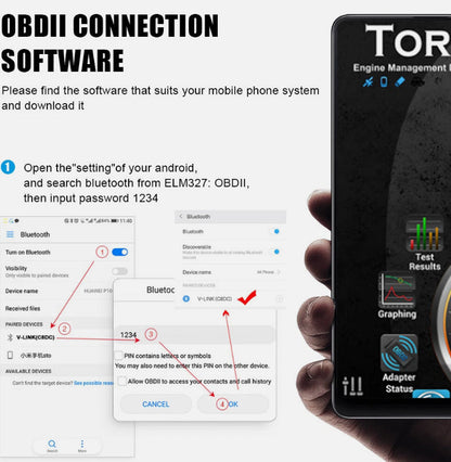 Auto Diagnostic Scanner Vgate Icar 2 Bluetooth ELM327 OBD2 Auto Diagnostic Tool