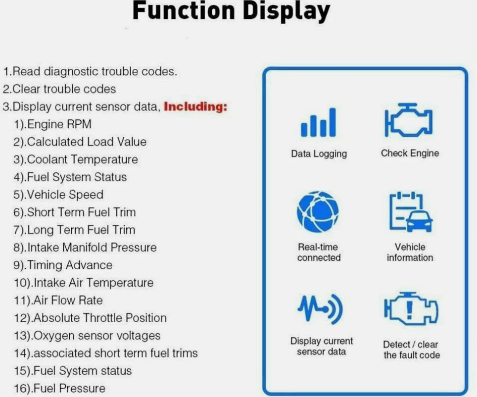 Auto Diagnostic Scanner Vgate Icar 2 Bluetooth ELM327 OBD2 Auto Diagnostic Tool
