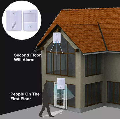 Wireless Sensor Detector Door Bell Gate Entry Chime Doorbell Alarm Alert Motion
