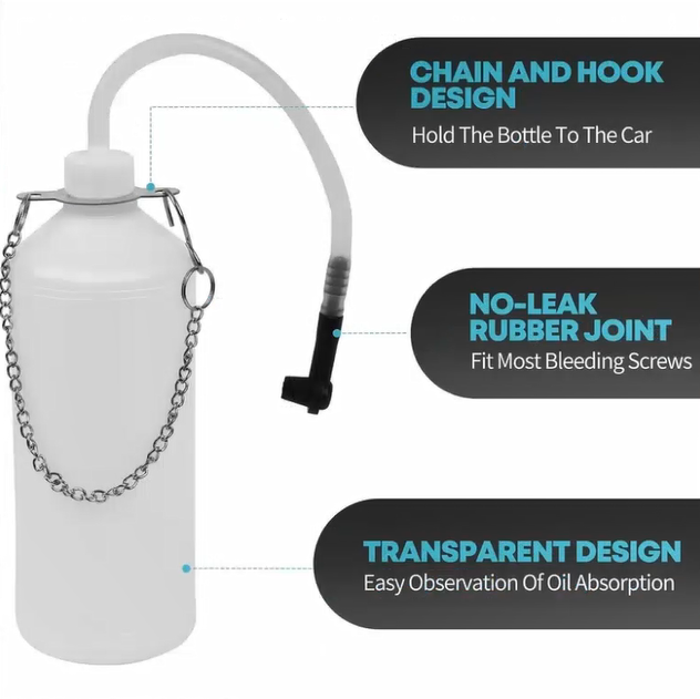 3L Manual Pressure Brake Clutch Bleeding System Tool Fluid Bleeder Kit hand pump - salelink.co.nz