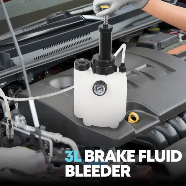 3L Manual Pressure Brake Clutch Bleeding System Tool Fluid Bleeder Kit hand pump - salelink.co.nz