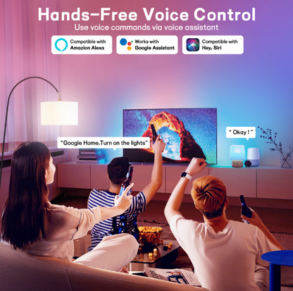 10W B22 WiFi Bluetooth Smart Bulb RGB Voice Control