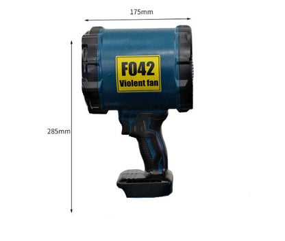 Turbo Jet Brushless Leaf Blower Fan Fits Makita 18V Battery