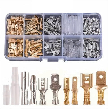 150pcs Male And Female Spade Wire Terminals