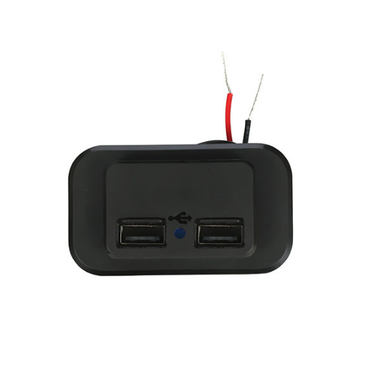 12 24V 5V 4.8A Dual USB Car Charger Socket Power Outlet