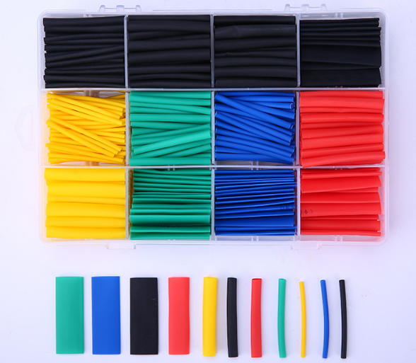 530pcs Heat Shrink Tubing Insulation Shrinkable Tube Assortment Electronic