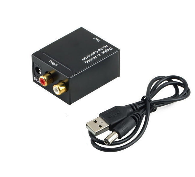 Digital Optical Toslink To Rca Audio Converter
