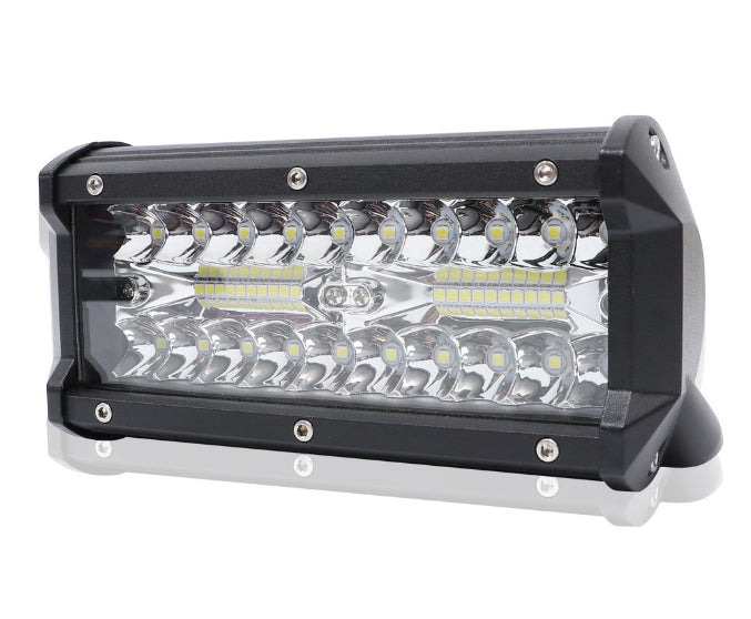 Pair 7inch Led Work Light Bar Spot Flood Offroad Driving 4wd 4x4 Reverse