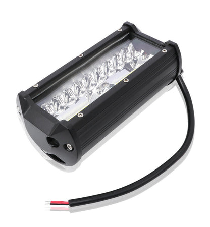 Pair 7inch Led Work Light Bar Spot Flood Offroad Driving 4wd 4x4 Reverse