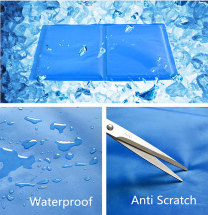 XL Pet Cooling Pad Cool Gel Mat Dog Cat Bed Non-Toxic Dog Summer