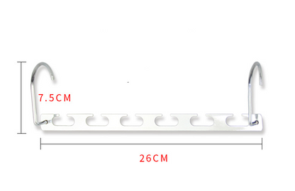 2PCS Space Saver Saving Metal Magic Hanger Clothes Closet Organize Hook - salelink.co.nz