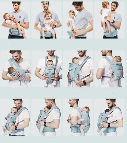 Infant Baby Carrier With Hip Seat Stool Backpack